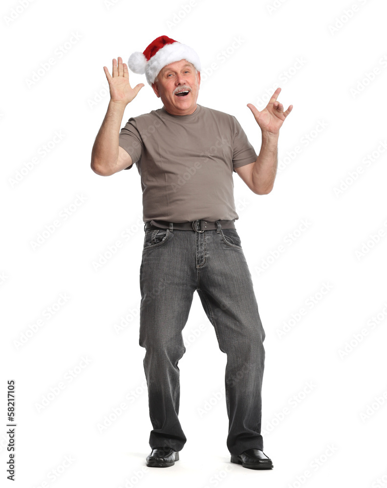 Happy Christmas man. Happy Christmas man.