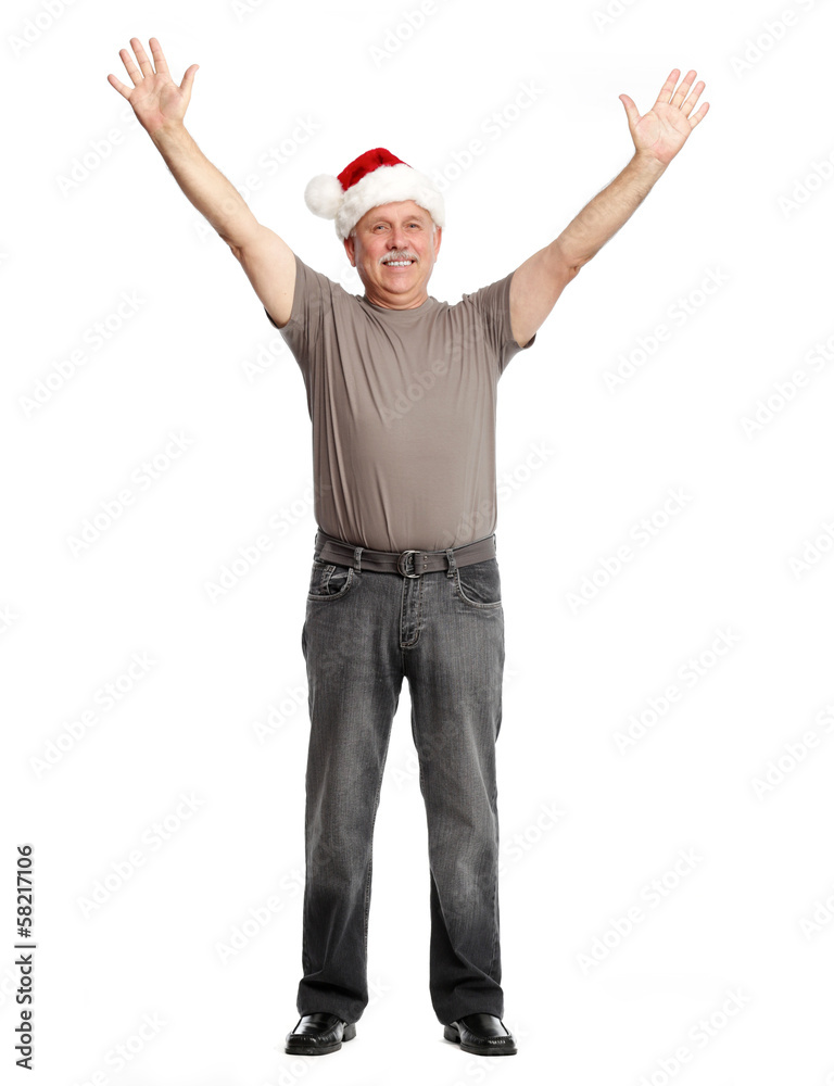 Happy Christmas man. Happy Christmas man.