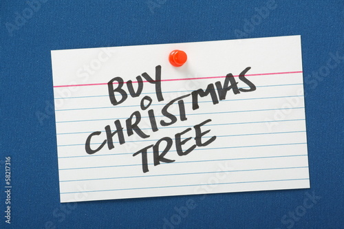 Buy Christmas Tree Reminder Note