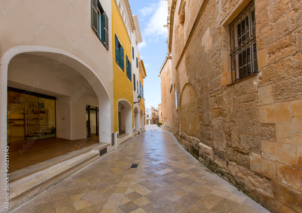 Ciutadella Menorca Ses Voltes arches Ciudadela