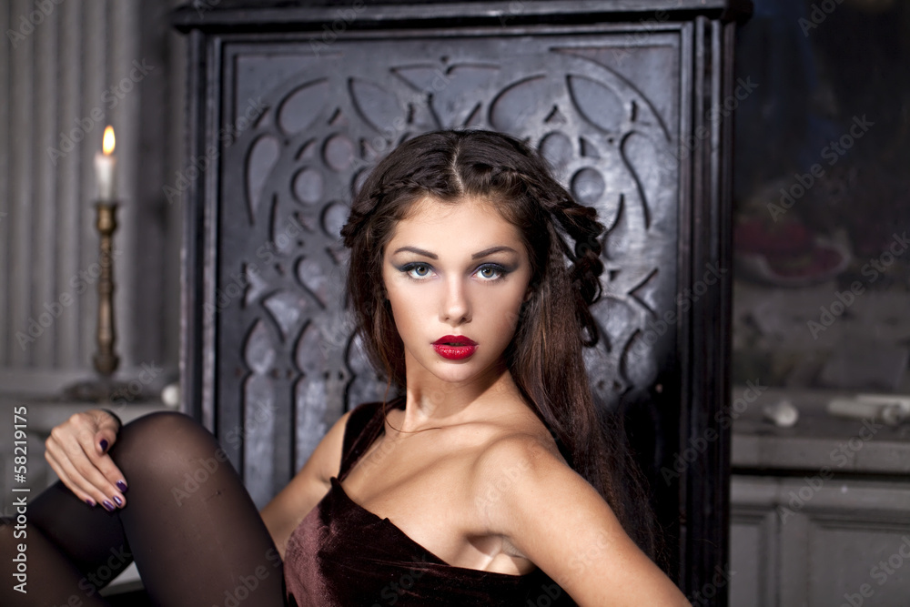 Portrait of beautiful woman Portrait of beautiful woman