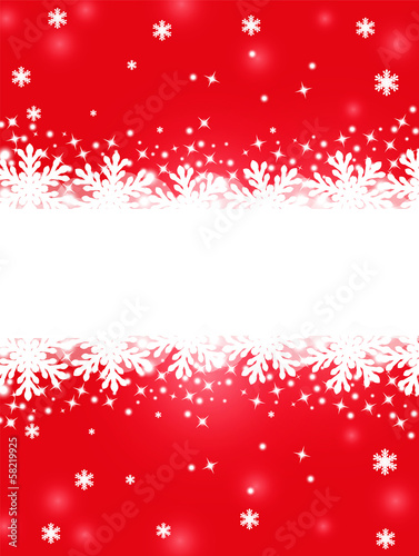 Christmas background with snowflakes