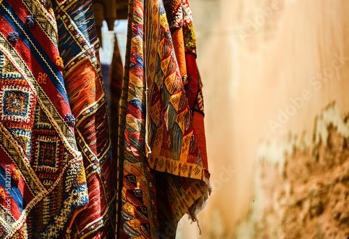 moroccan carpet store in Essaouira, Morocco