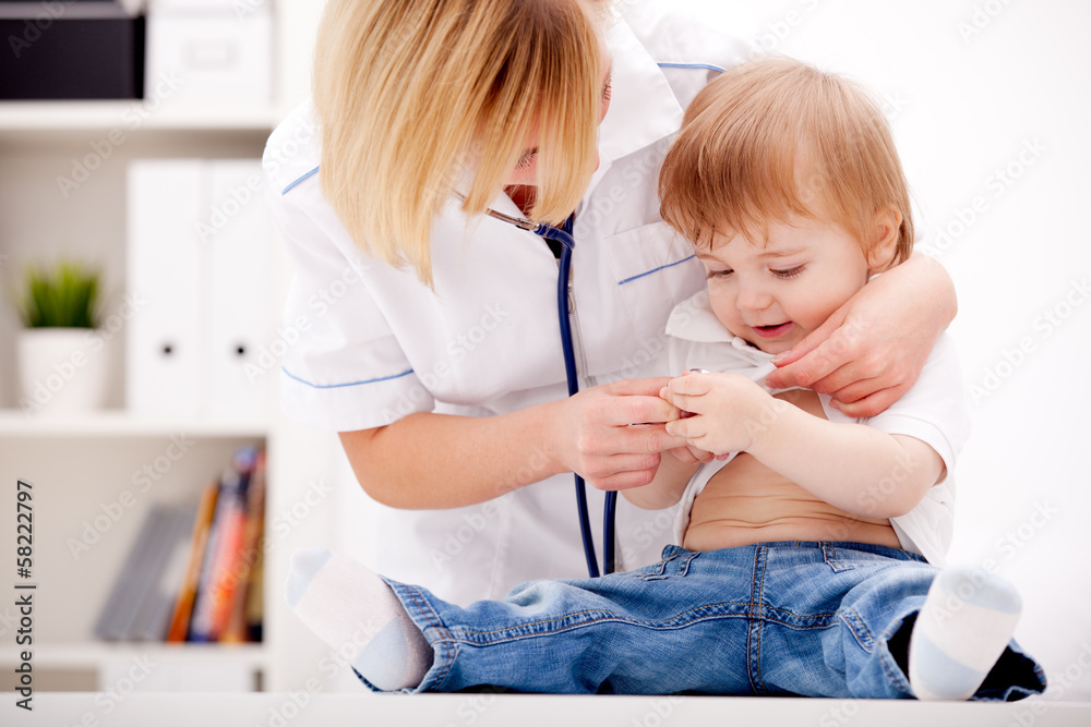 Doctor and child