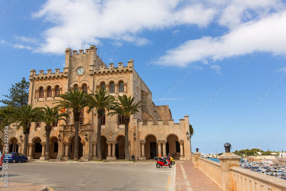 Ciutadella Menorca city Town Hall Ciudadela