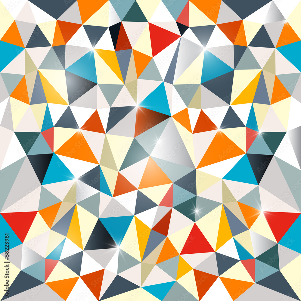 Fototapeta premium Abstract Vector Triangle Background