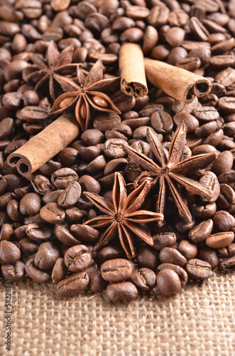 coffee and spices