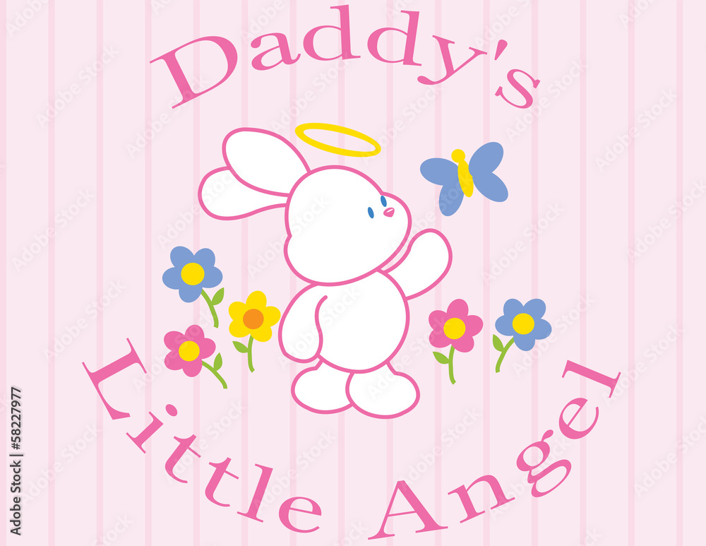 Illustration Featuring the Front View of a Smiling Rabbit Illustration Featuring the Front View of a Smiling Rabbit