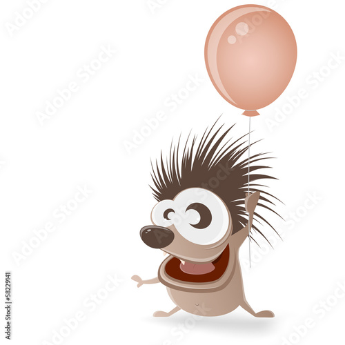 igel luftballon