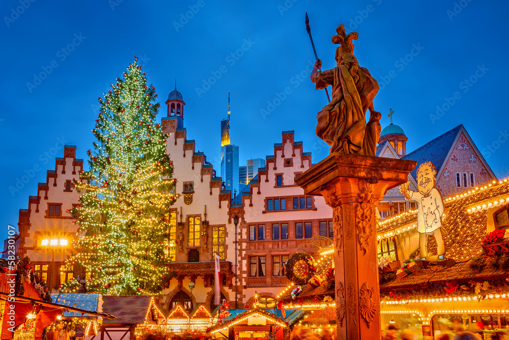 Christmas market in Frankfurt