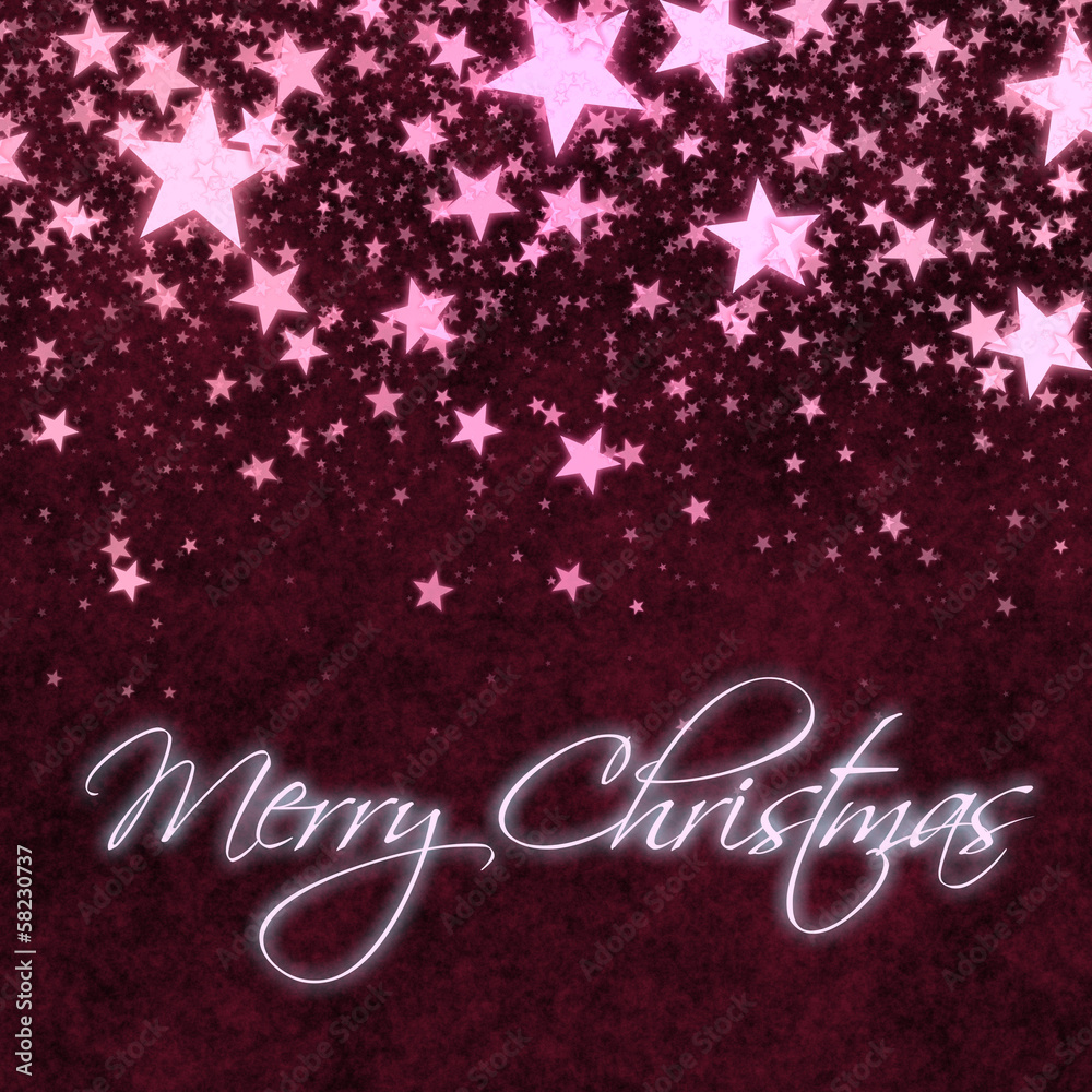 Christmas red stars background