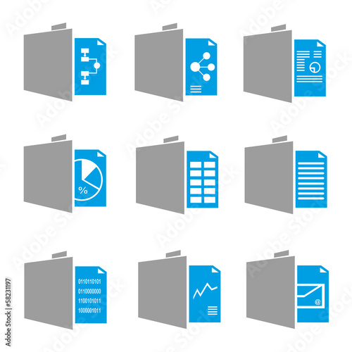 file icons, document icons