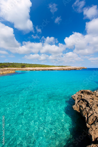 Menorca Cala des Talaier beach in Ciutadella at Balearic