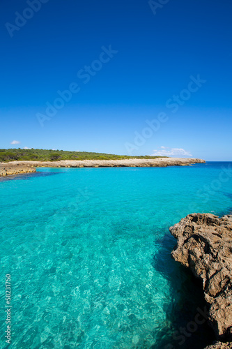 Menorca Cala des Talaier beach in Ciutadella at Balearic