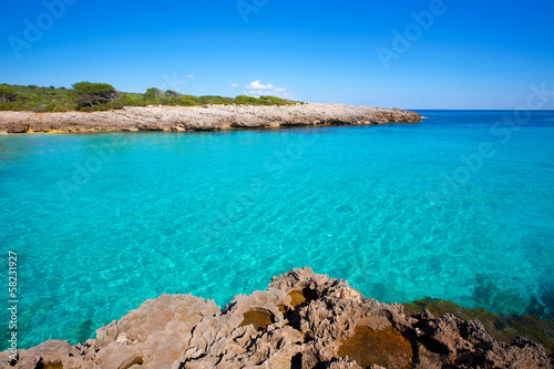 Menorca Cala des Talaier beach in Ciutadella at Balearic photo