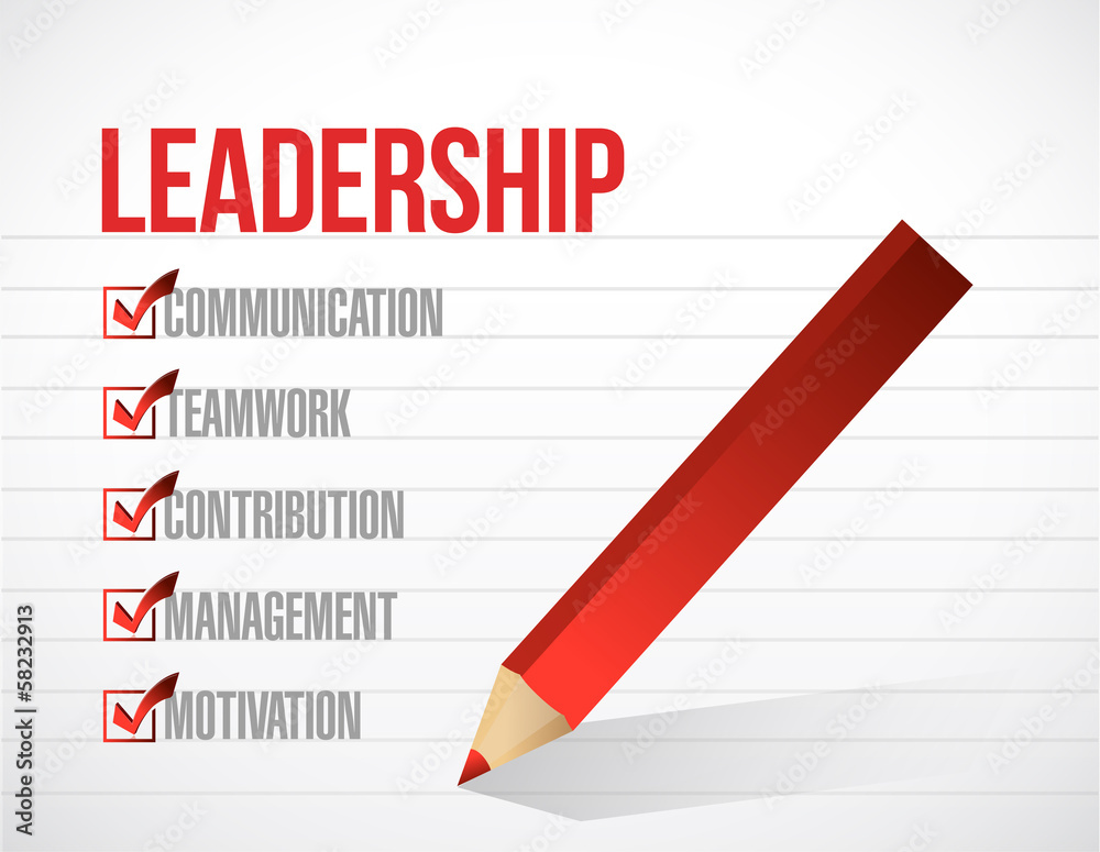 leadership check mark list illustration design leadership check mark list illustration design