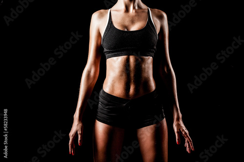 sport woman body