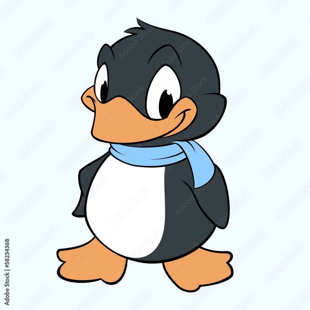 Fototapeta premium Cartoon Penguin