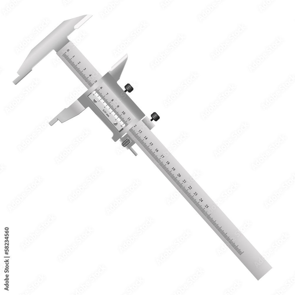 Measuring tools.Callipers.Vector