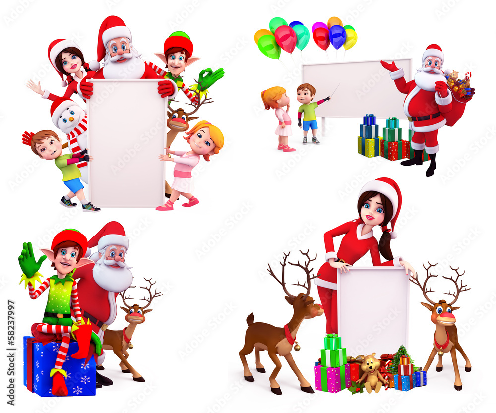 Fototapeta premium Christmas Element