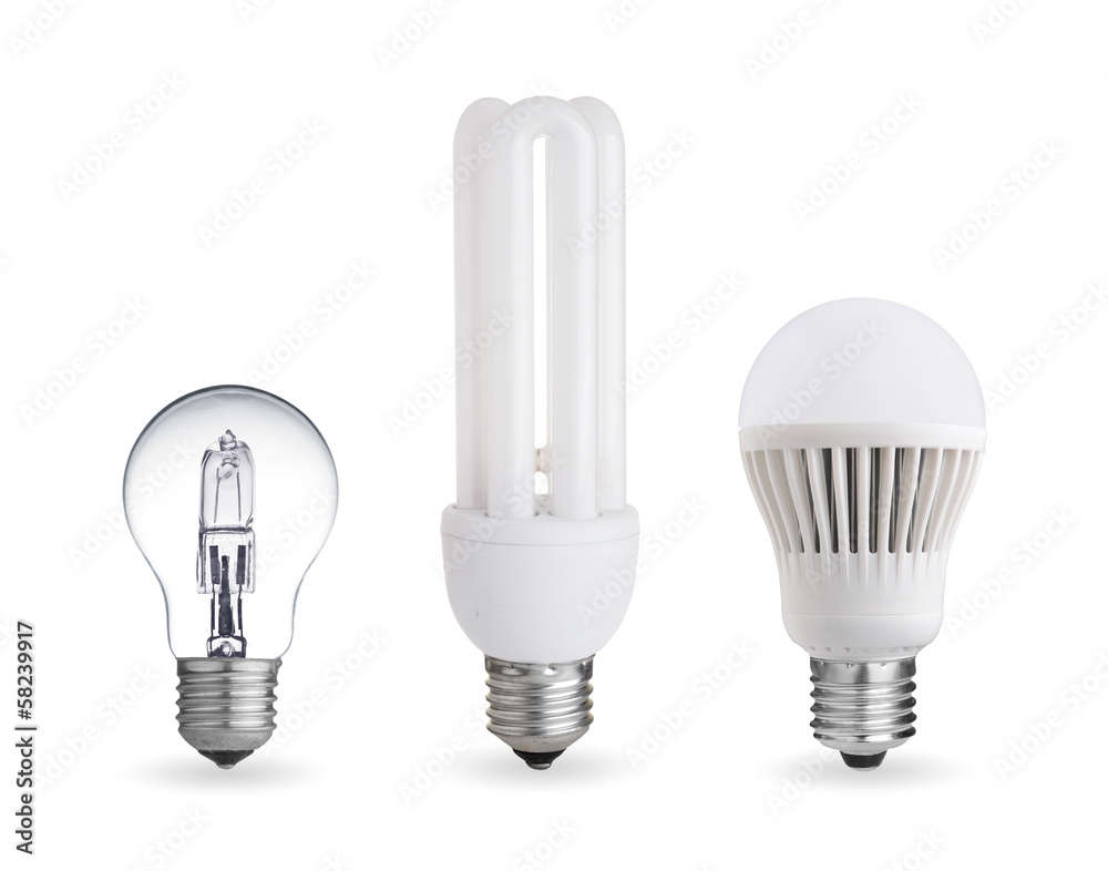 Halogen bulb,fluorescent bulb and LED bulb Halogen bulb,fluorescent bulb and LED bulb