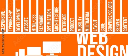 word cloud - web design