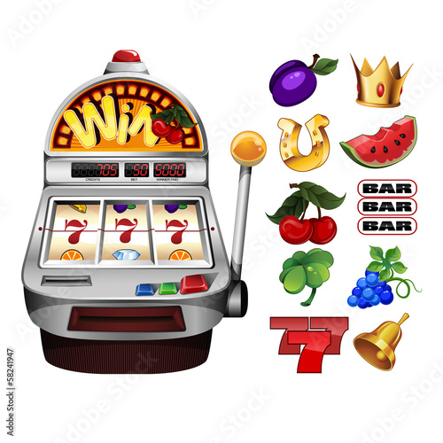 A slot fruit machine