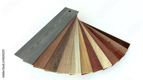Flooring laminate or parqet samples