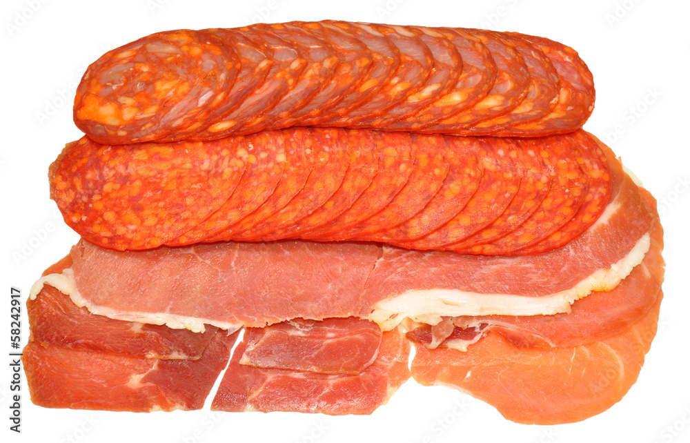 Selection Of Spanish Cured Meats Selection Of Spanish Cured Meats