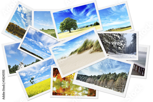 Pile of nature photos