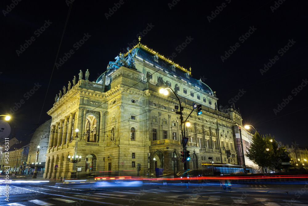 Fototapeta premium Cityscape by night