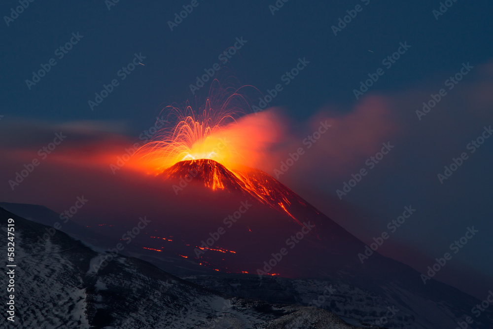 Eruption etna 2013