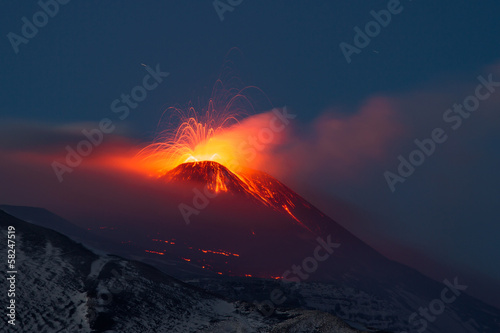 Eruption etna 2013