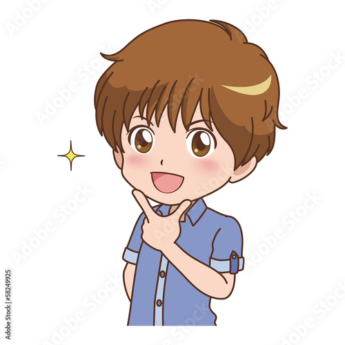 男の子/ポーズ