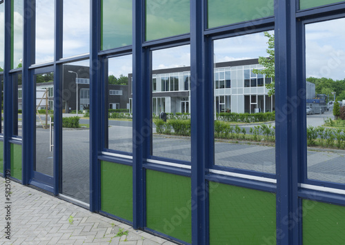 modern office building