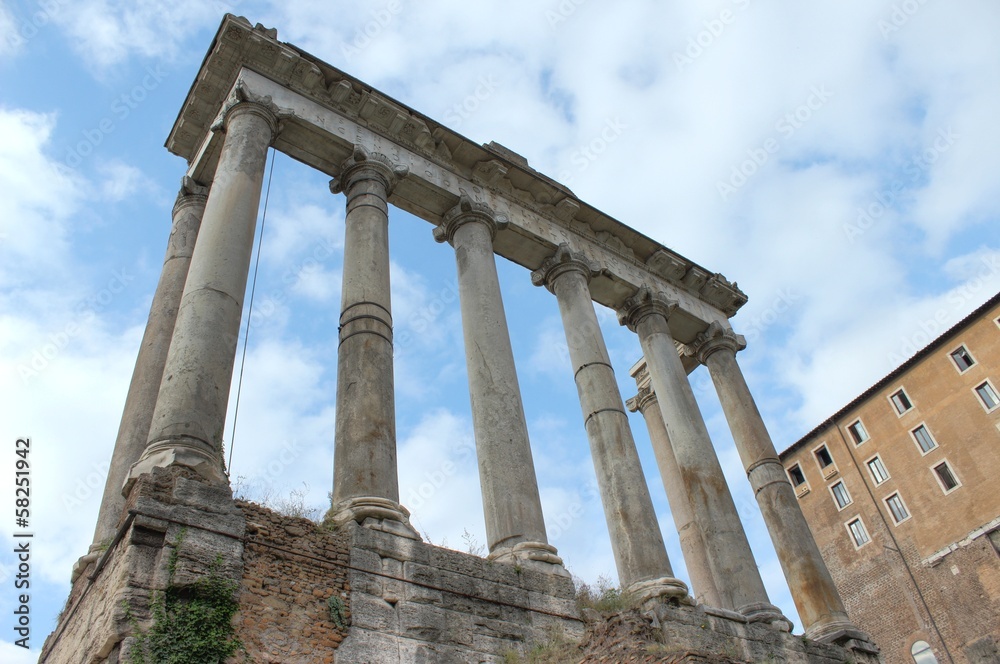 Tempio di Saturno a Roma (Tempel des Saturn, Temple of Saturn)