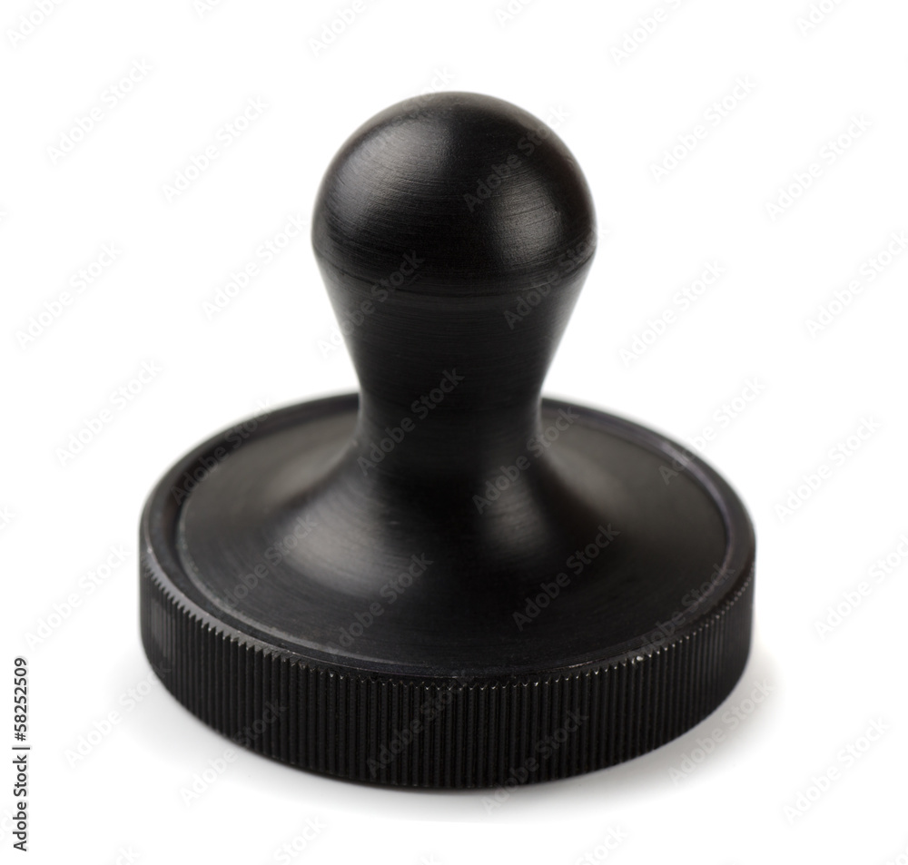 Black metal office rubber stamp Black metal office rubber stamp
