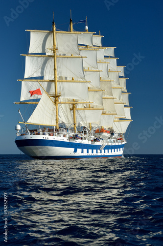 Sailing ship. Series sailboats world