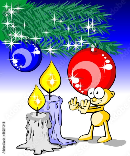 Christmas postcard