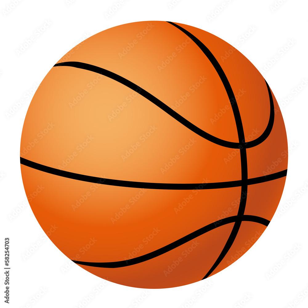 Ballon de basket Illustration Stock | Adobe Stock