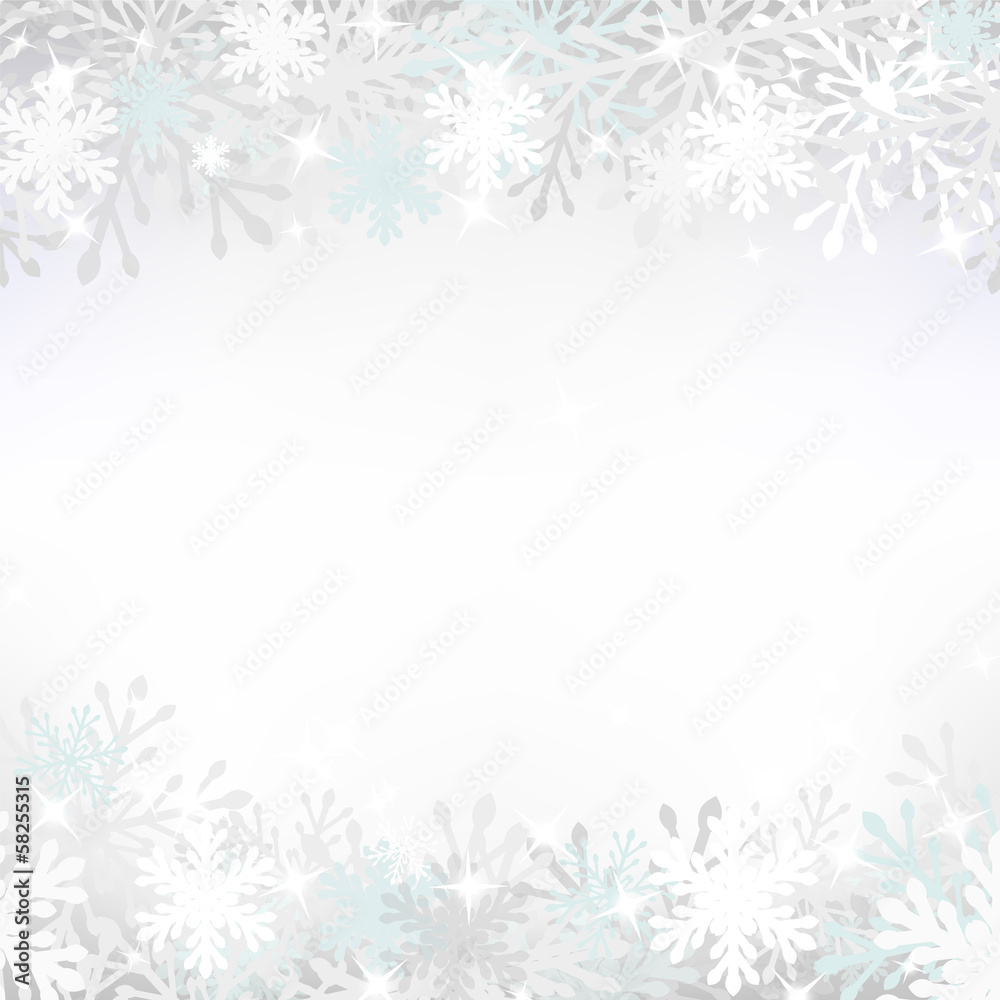 Christmas background with snowflakes Christmas background with snowflakes