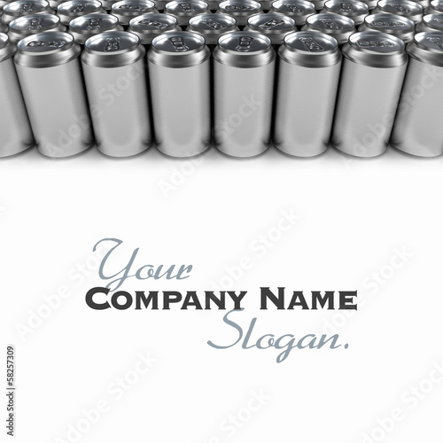 Aluminum soda cans slogan