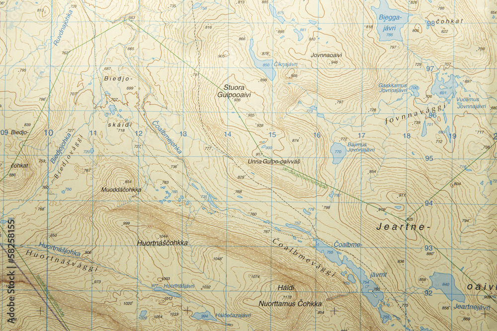 topographic map