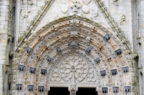 détail de la Cathédrale Saint-Corentin de Quimper