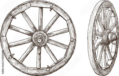 wooden wheel