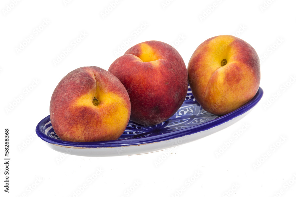 Bright ripe peaches Bright ripe peaches