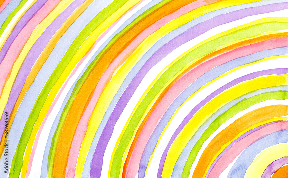 Watercolor rainbow Watercolor rainbow