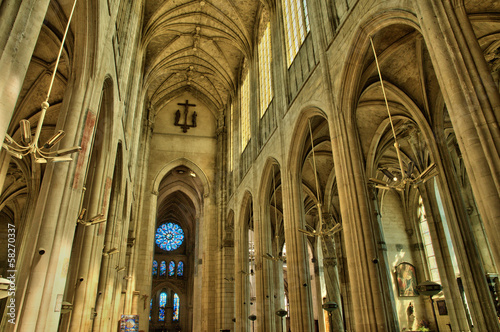 France, collegiate church Saint Gervais Saint Protais of Gisors photo