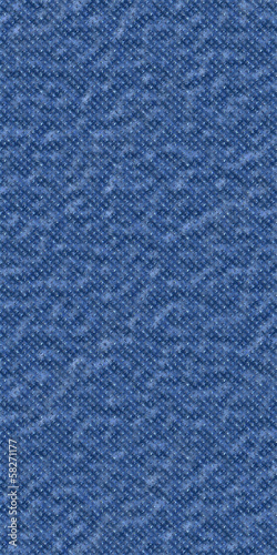 Liquid metal blot on blue background