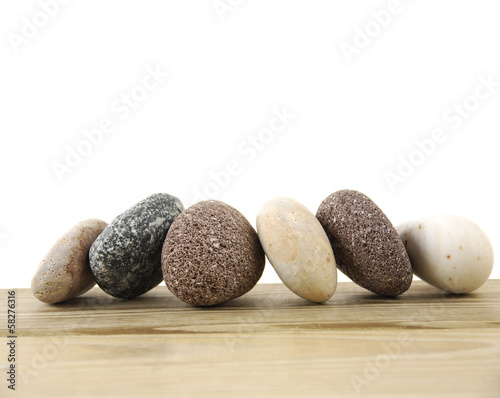 Six stacked stones © camellias